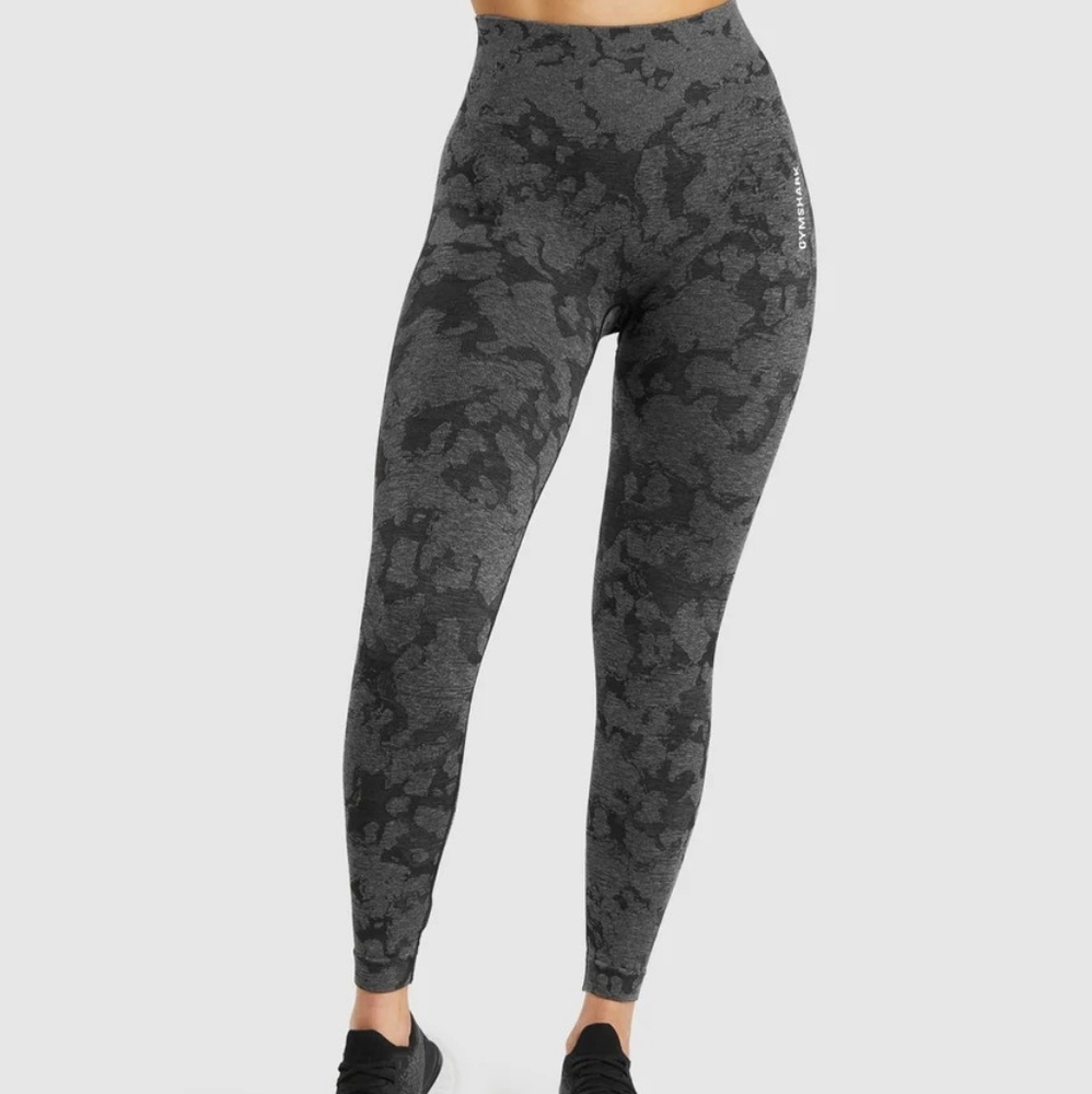 Gymshark Adapt Camo Black Leggings